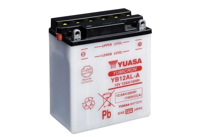 YUASA YB12AL-A Batterie sans pack acide