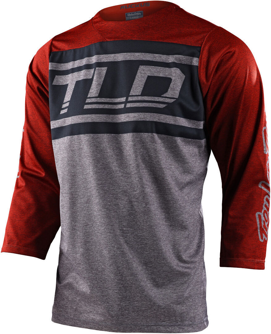 Troy Lee Designs Ruckus Bars Bicycle Jersey, grey-red, Size S, grey-red, Size S