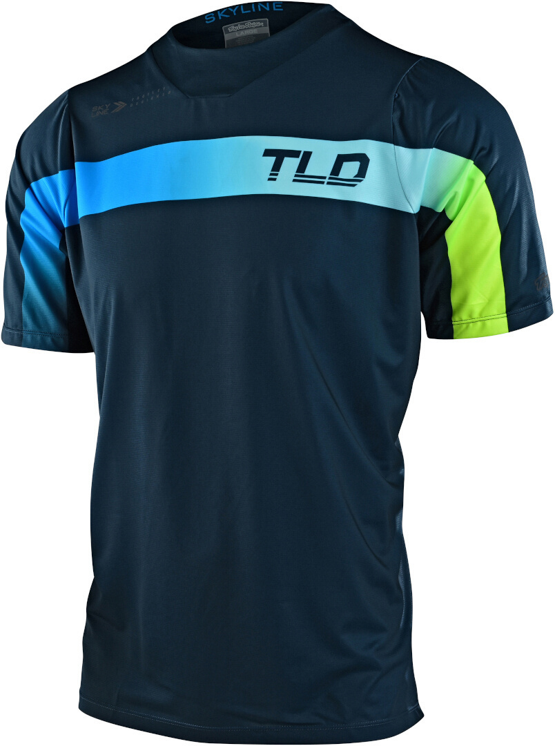 Troy Lee Designs Skyline Jet Fuel Shortsleeve cykeltröja, vit-blå, storlek M