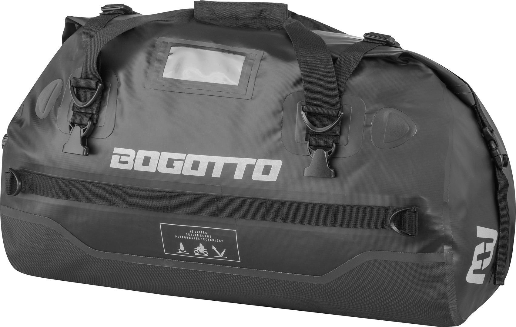 Image of Bogotto Terreno Roll-Top 40 L borsone impermeabile, nero, dimensione 31-40l