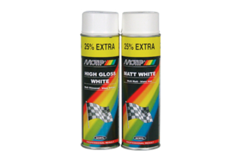 motip_dupli MOTIP White High Gloss Basic Paint - Spray 500ml, white