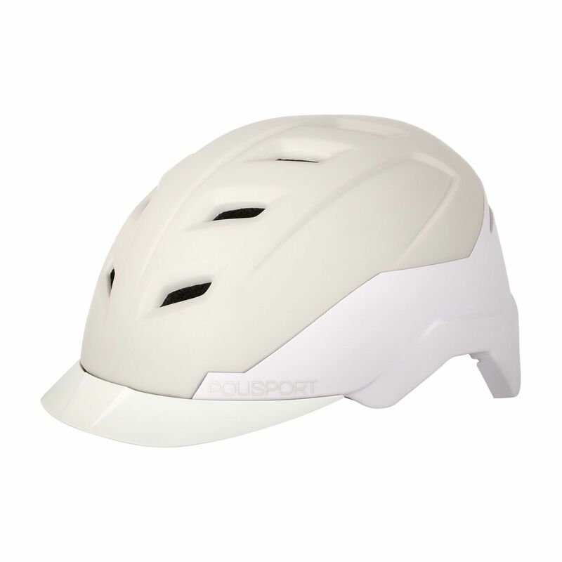 POLISPORT Helmet E'city Cream/White L, white