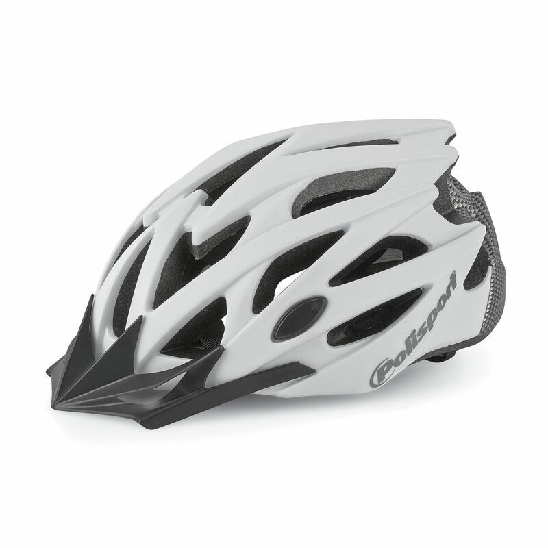 POLISPORT Helmet Twig White/Carbon Size L, white