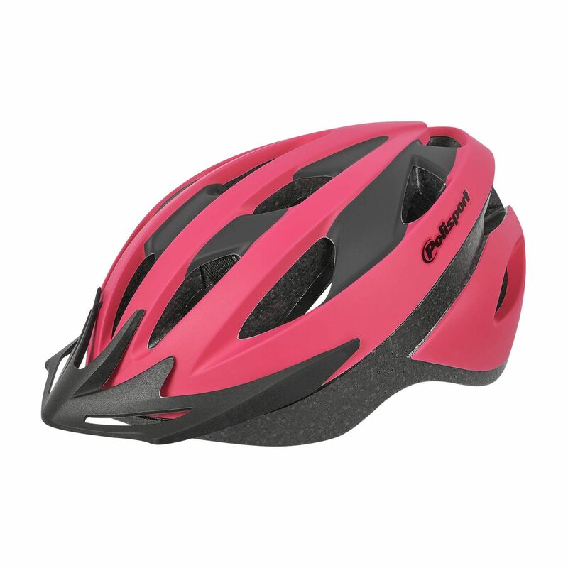 POLISPORT Helmet Sport Ride Fushia/Black Size M, black