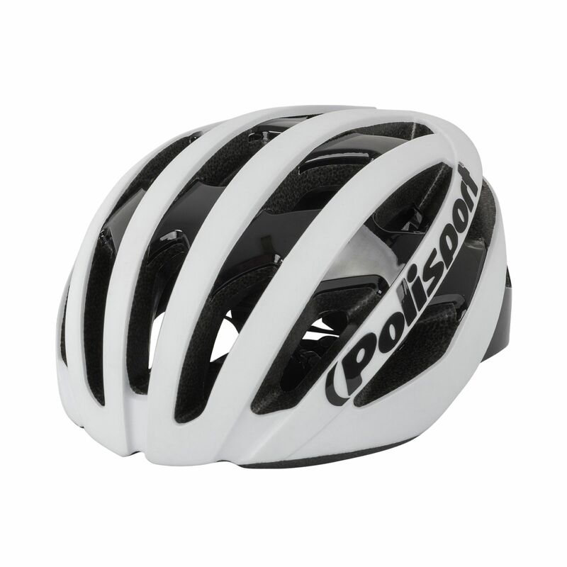 POLISPORT Helmet Light Pro White/Black Size L, Size 300 mm, white, Size 300 mm
