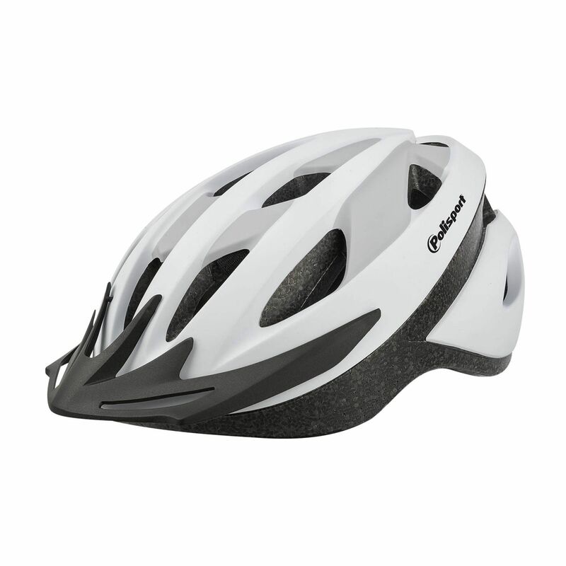 POLISPORT Casque Sport Ride blanc/gris taille M, taille 10 mm