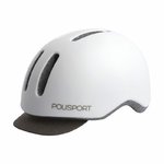 POLISPORT Helmet Commuter White/Grey Size M