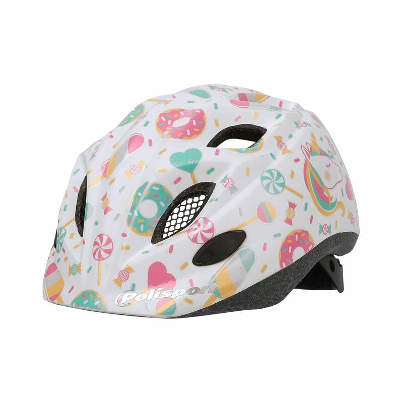 POLISPORT Kids Helmet Lolipops with Bottle Size XS