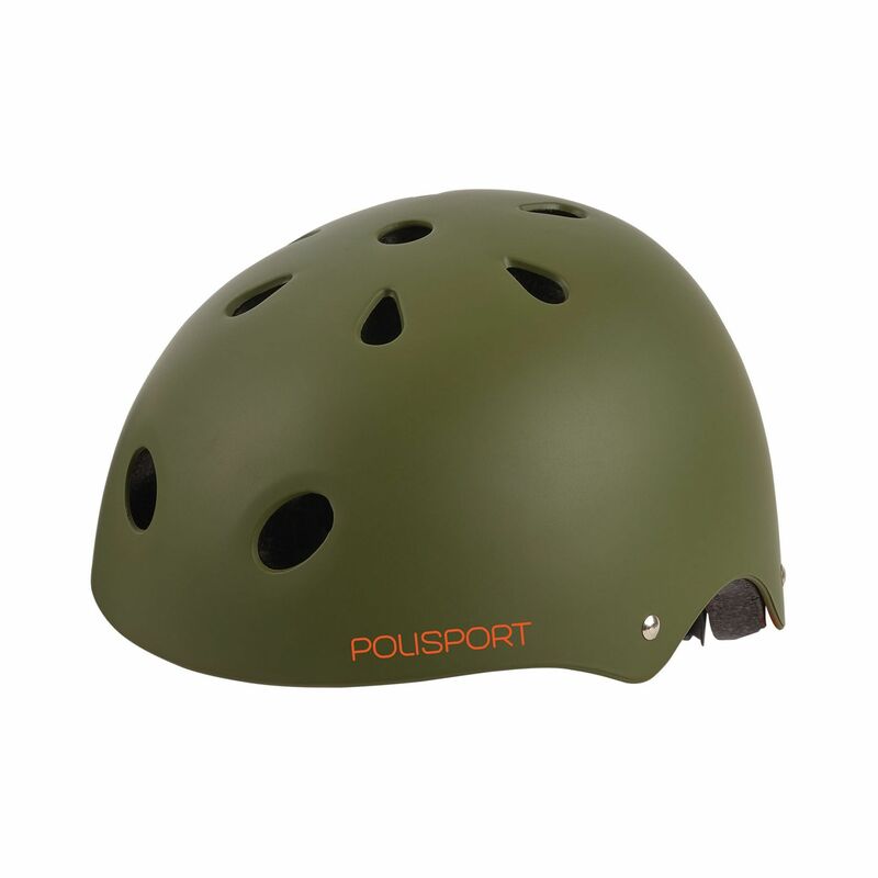 POLISPORT Helmet Urban Radical Tag Green/Orange Size 53/55, green