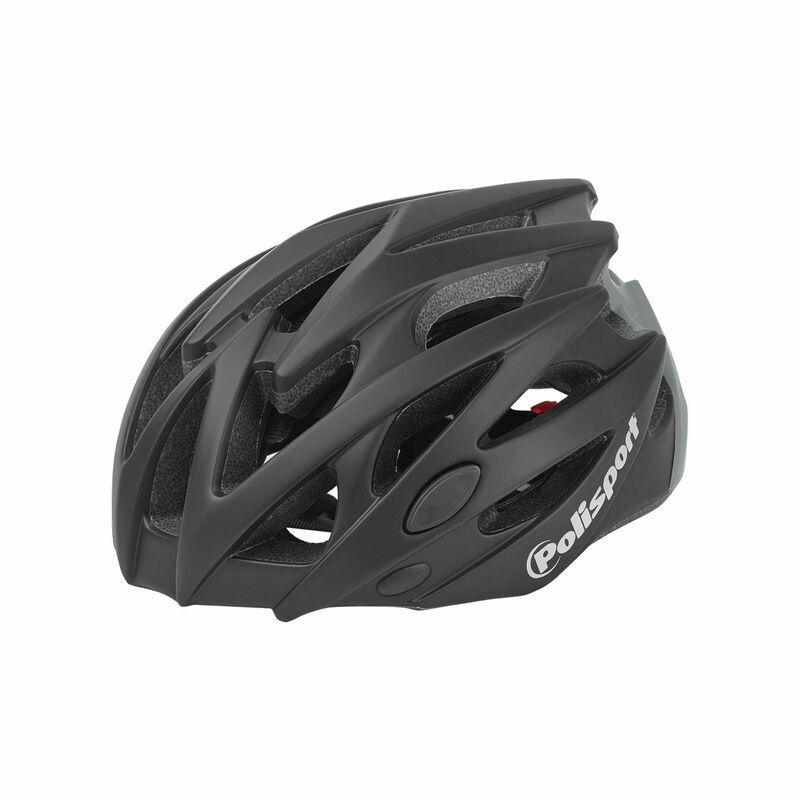 POLISPORT Helmet Twig Black/Grey Size M, black