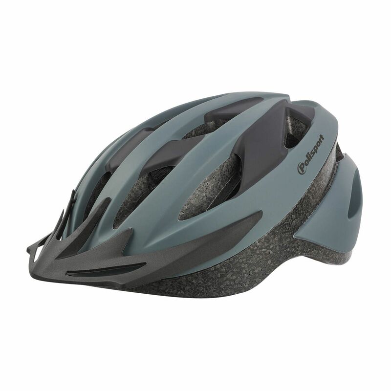 POLISPORT Helmet Sport Ride Grey/Black Size M, black