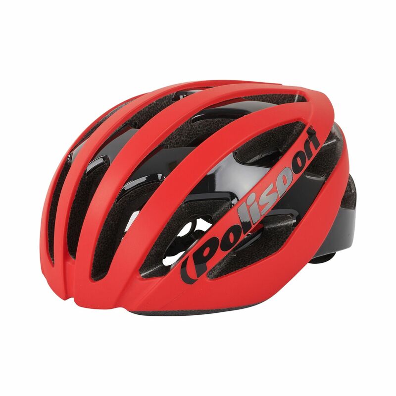 POLISPORT Helmet Light Pro Red/Black Size M, black