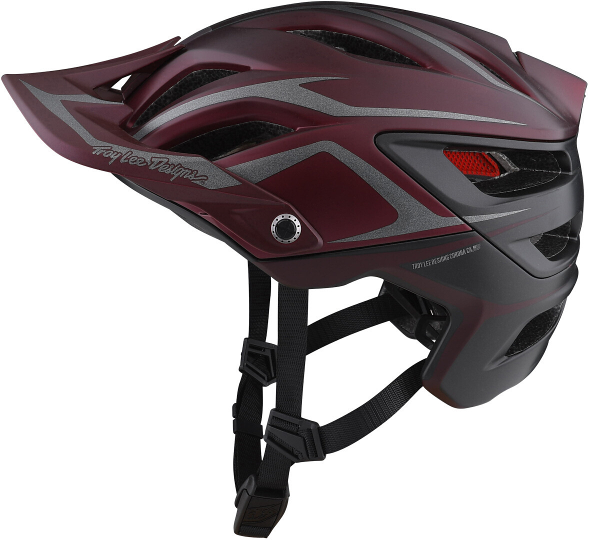 Troy Lee Designs A3 MIPS Jade Bicycle Helmet, red, red