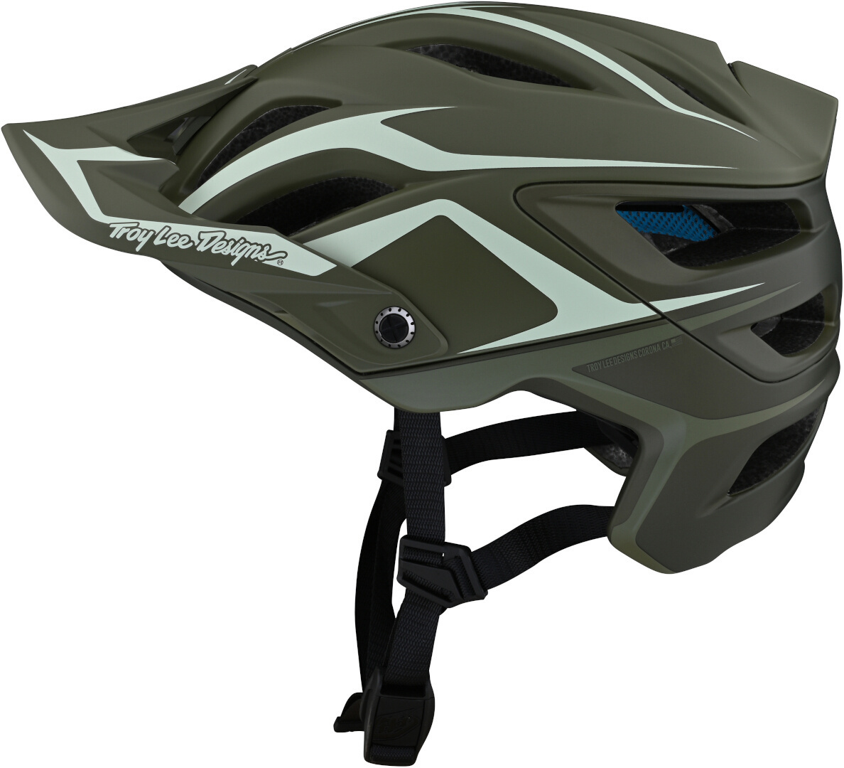 Troy Lee Designs A3 MIPS Jade Bicycle Helmet, green, green