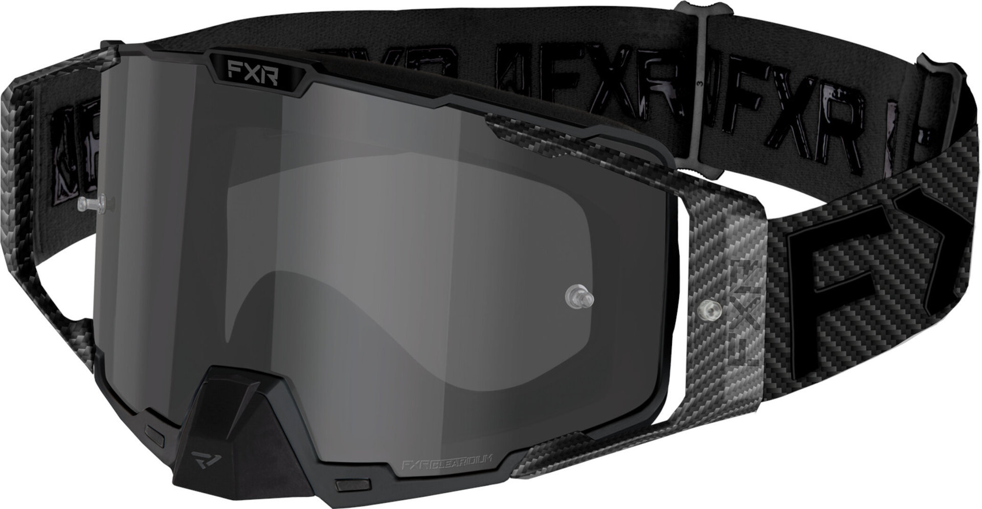 FXR Pilot Carbon 2023 Motocross Goggles, black-carbon, black-carbon, Size One Size