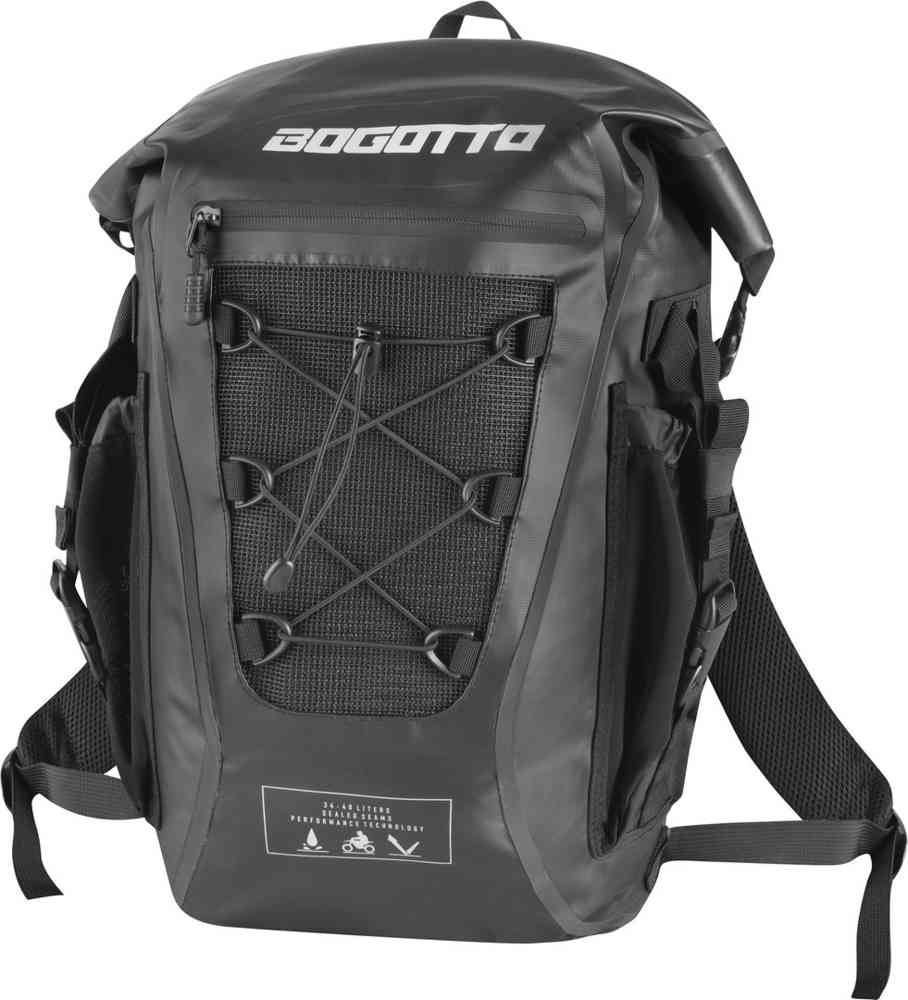 Bogotto Terreno Roll-Top Mochila impermeable para motocicletas