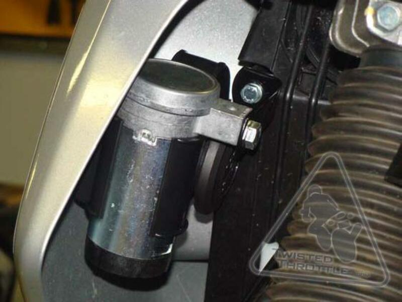 DENALI Soundbomb Horn Mount Kawasaki KLR650, black, black