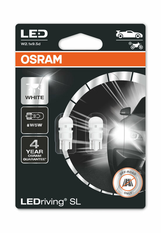 OSRAM Retrofit LEDriving W5W Light Bulbs 12V 0,8W