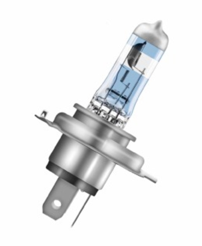 OSRAM Night Breaker Laser H4 Light Bulbs 12V 60/55W - x1, white, white