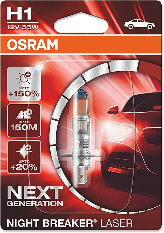 OSRAM 灯泡夜行器激光 H1 12V 55W - x1