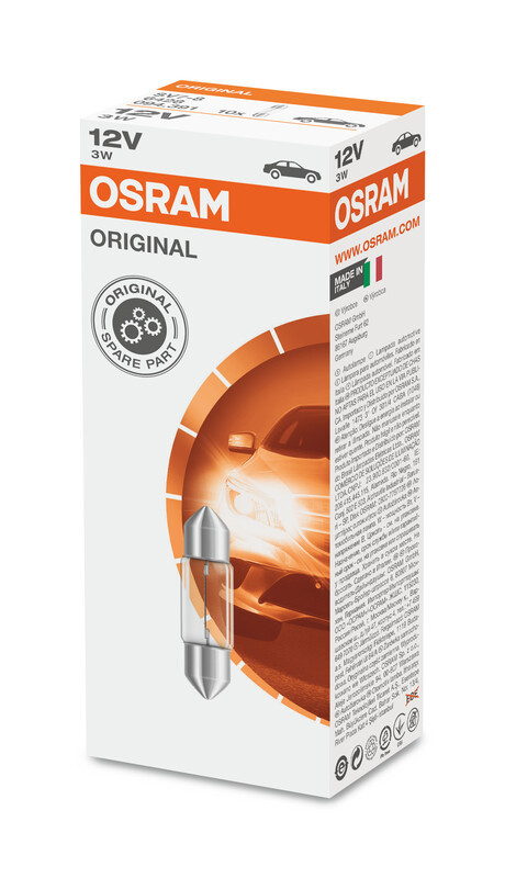 OSRAM 원래 라인 전구 12V 3,5W - x10