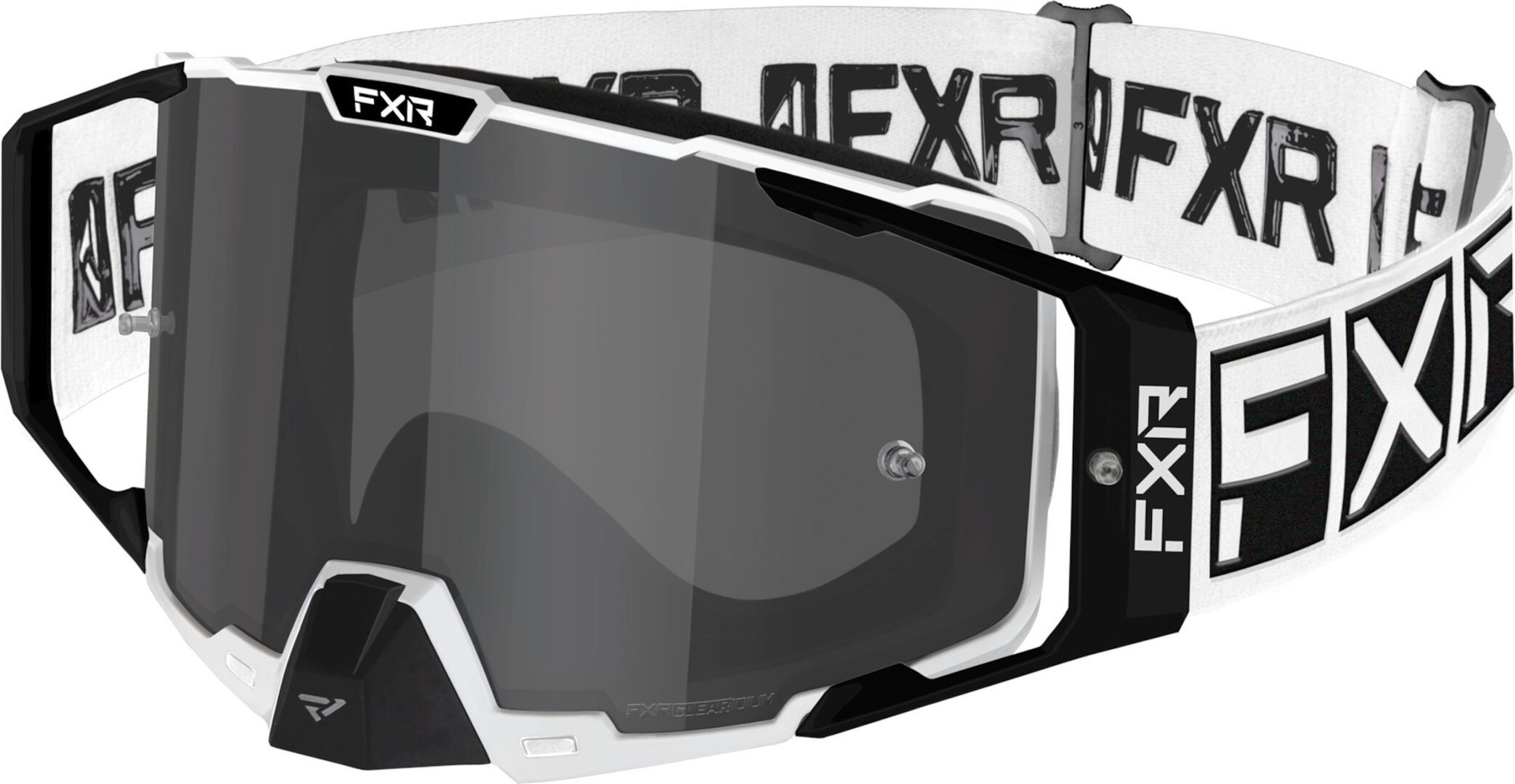 FXR Pilot 2023 Motocross Goggles, black-white, black-white, Size One Size