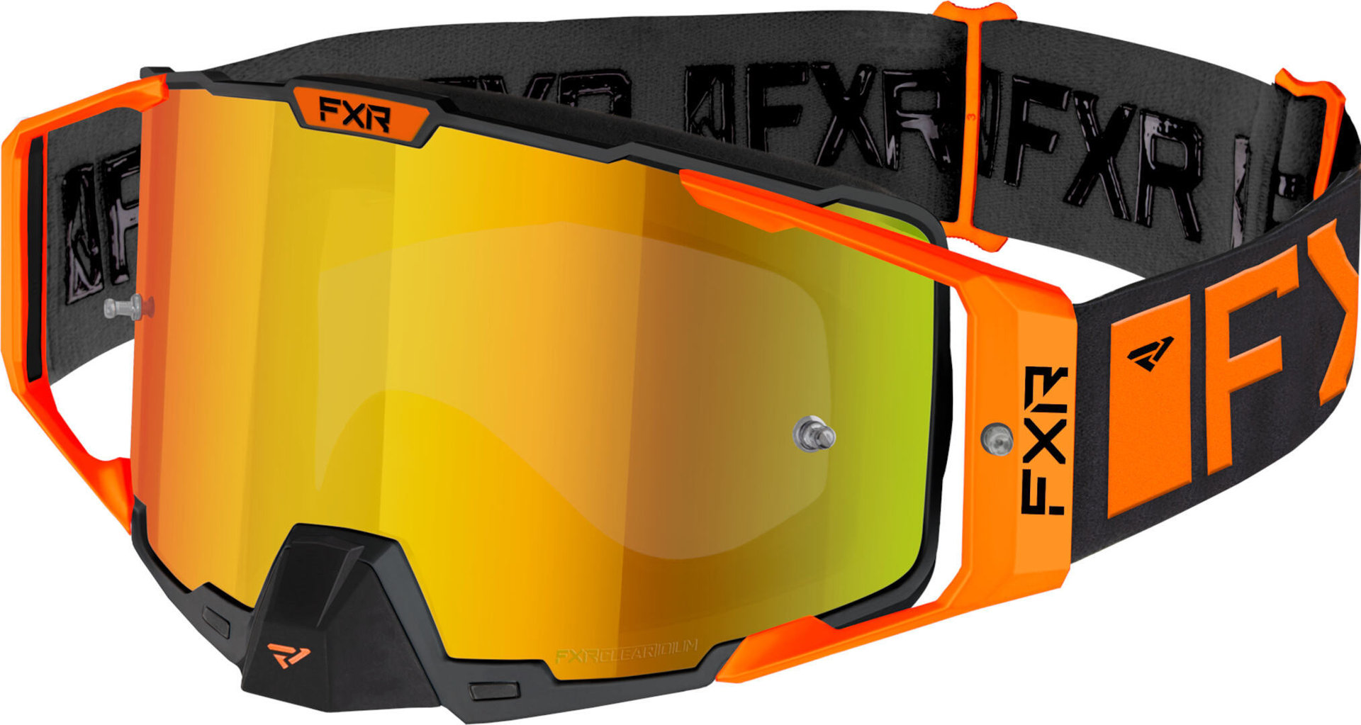 FXR Pilot 2023 Motocross Goggles, black-orange, black-orange, Size One Size
