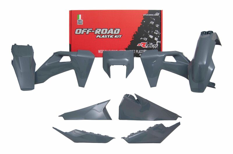 RACETECH Plastic Kit Quantum Grey Husqvarna