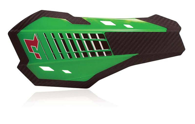 RACETECH HP2 Hanguards KXF Green, green