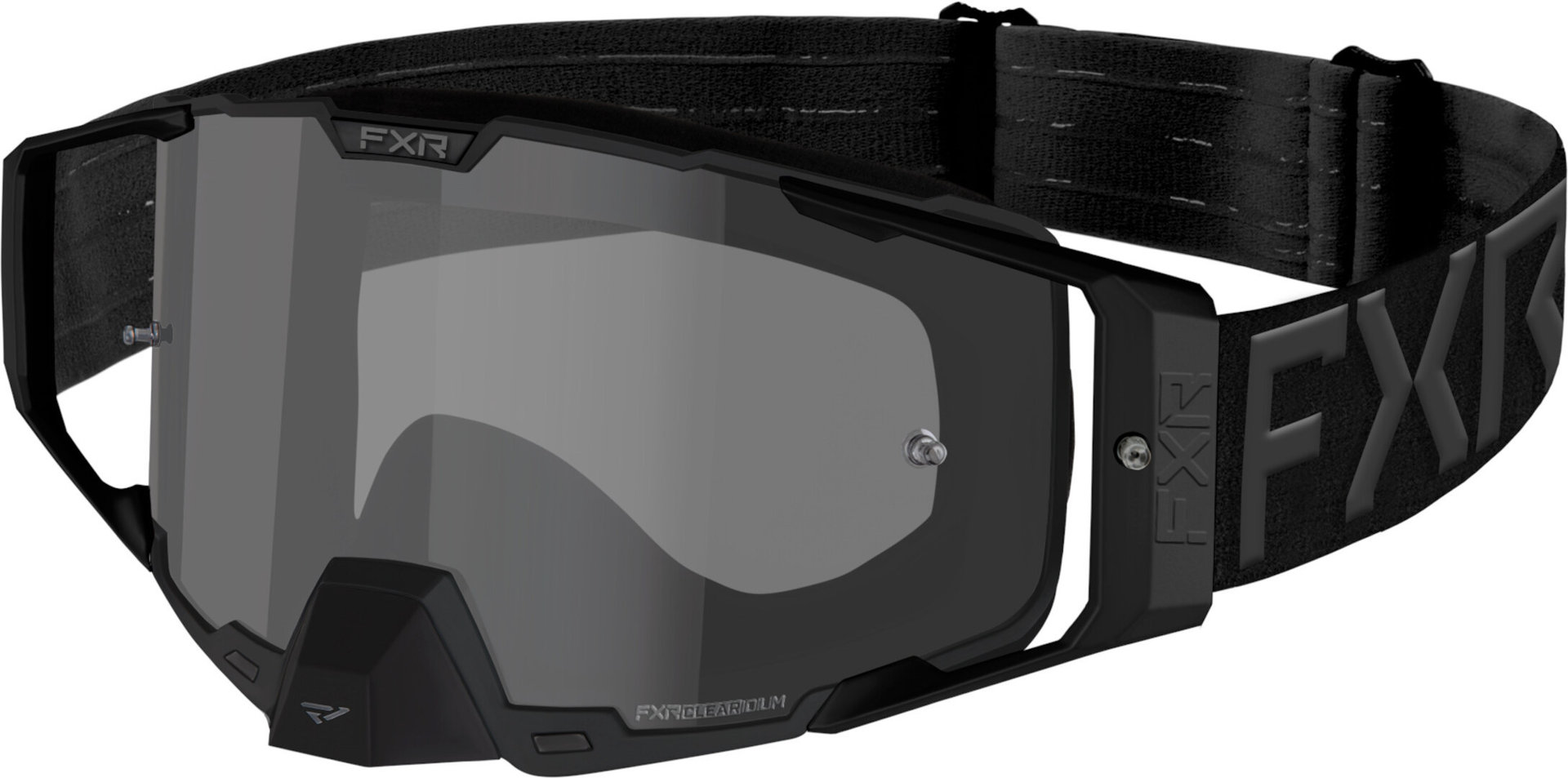 FXR Combat 2023 Motocross Goggles, black, black, Size One Size