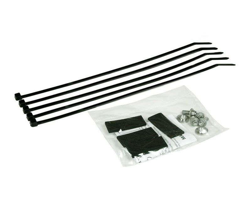 RACETECH Bi-material Frame Guard Red/Black, black