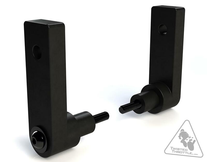 DENALI Universal Pivot Light Mount, black, black