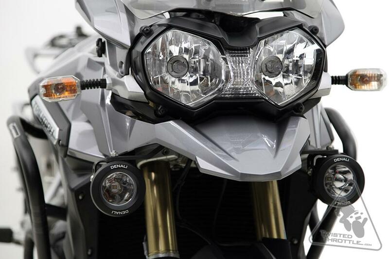 DENALI Light Mount Triumph Tiger 1200/1200XC, black, black