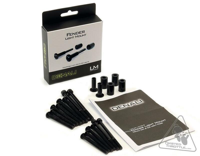 DENALI Support éclairage garde boue DM/D2 vis M5-M6