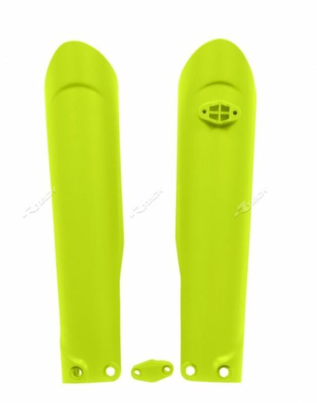 Race Tech Protetores de garfo - amarelo fluorescente