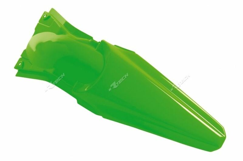 RACETECH Rear Fender Neon Green USA Look Kawasaki KX-F