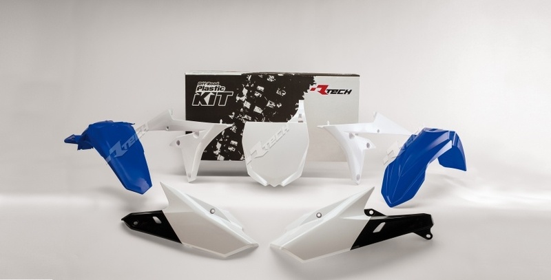 RACETECH Plastic Kit OEM Color Blue/White Yamaha YZ250/450F, white
