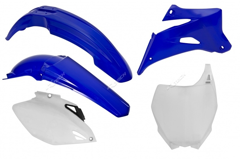 RACETECH Plastic Kit OEM Color Blue/White Yamaha YZ250F, white