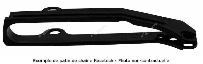 RACETECH Chain Slider Black Honda Husaberg TE125/250/300, black