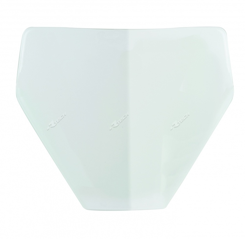 RACETECH Front Number Plate White Husqvarna FC/FE 250/350/450, white