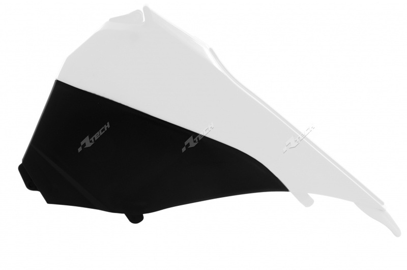 Race Tech Left Air Box Cover Six Days Replica white/black KTM SX/SX-F