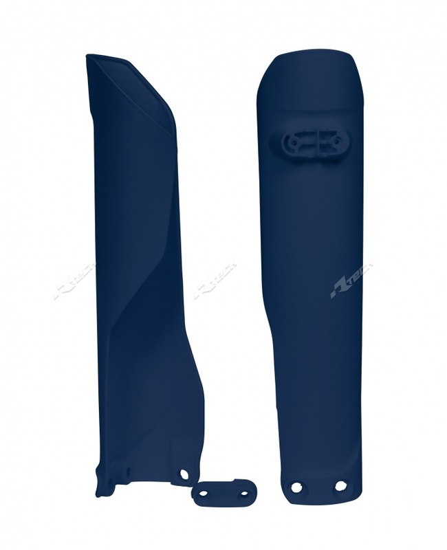 RACETECH Fork Guards Blue Husqvarna, blue