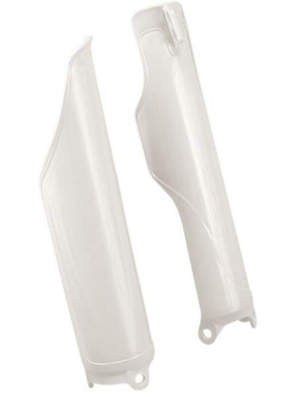 RACETECH Fork Guards White Honda, white