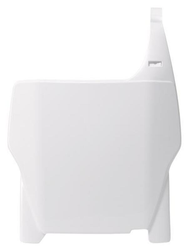 RACETECH Front Number Plate White Honda, white
