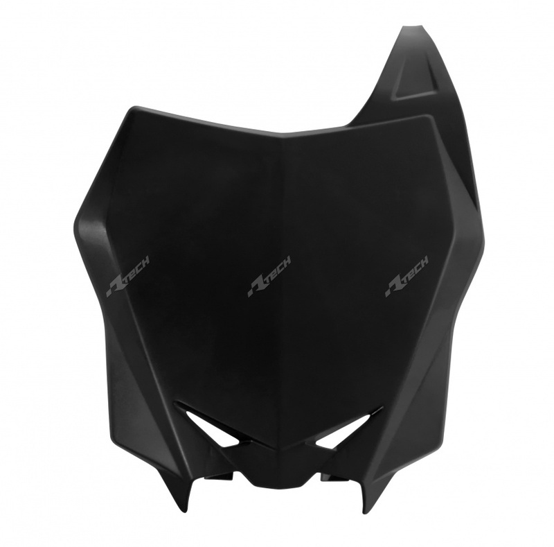 Race Tech Factory Front Number Plate Black Suzuki RM-Z250/450