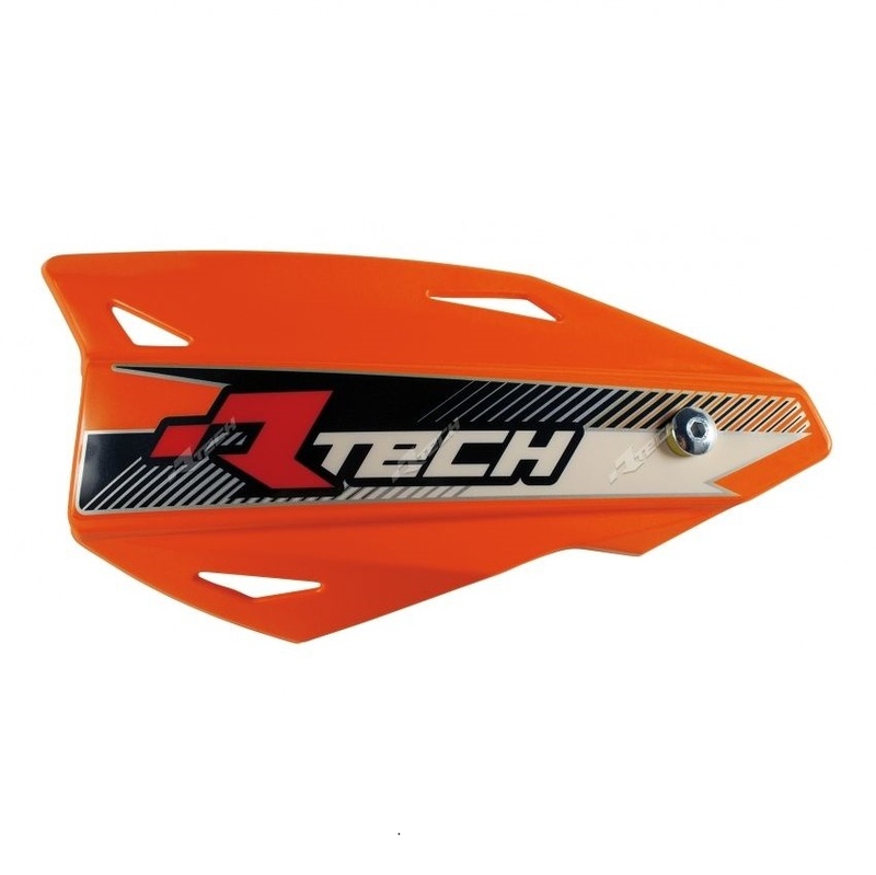 RACETECH Vertigo Hanguards Adjustable Orange