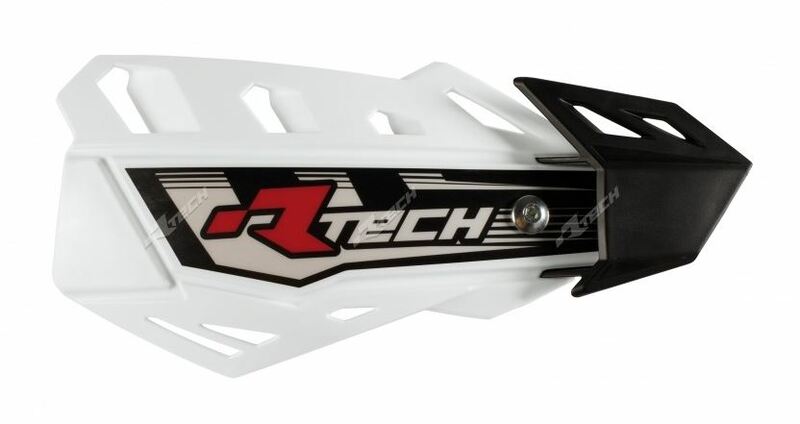 RACETECH FLX Adjustable Handguards White, white