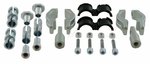 Race Tech Kit de montaje Protector de manos Vertigo Ø22/28,6mm - articulado