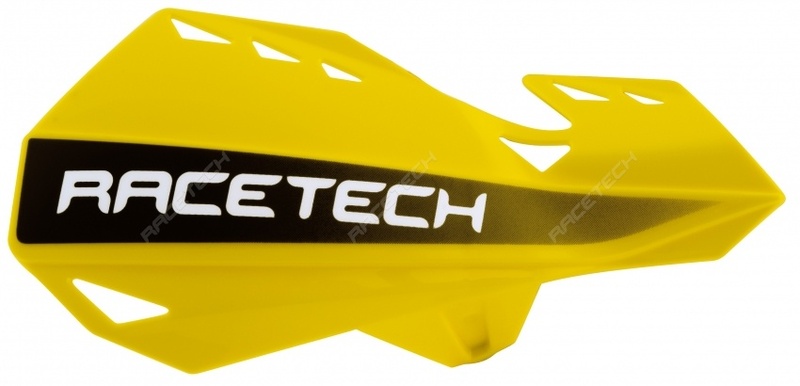 RACETECH Dual Handguards Yellow, Size 300 mm, yellow, Size 300 mm