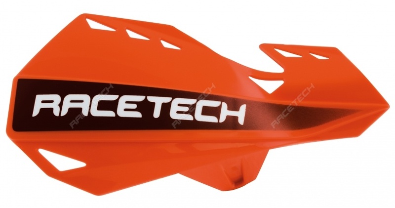 RACETECH Dual Handguards Orange, Size 300 mm, Size 300 mm